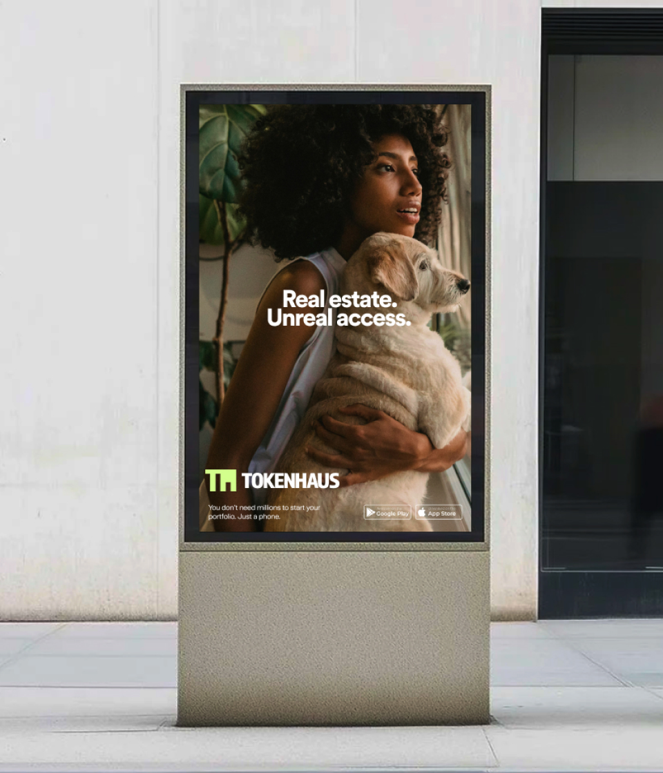TokenHaus street display advertisement